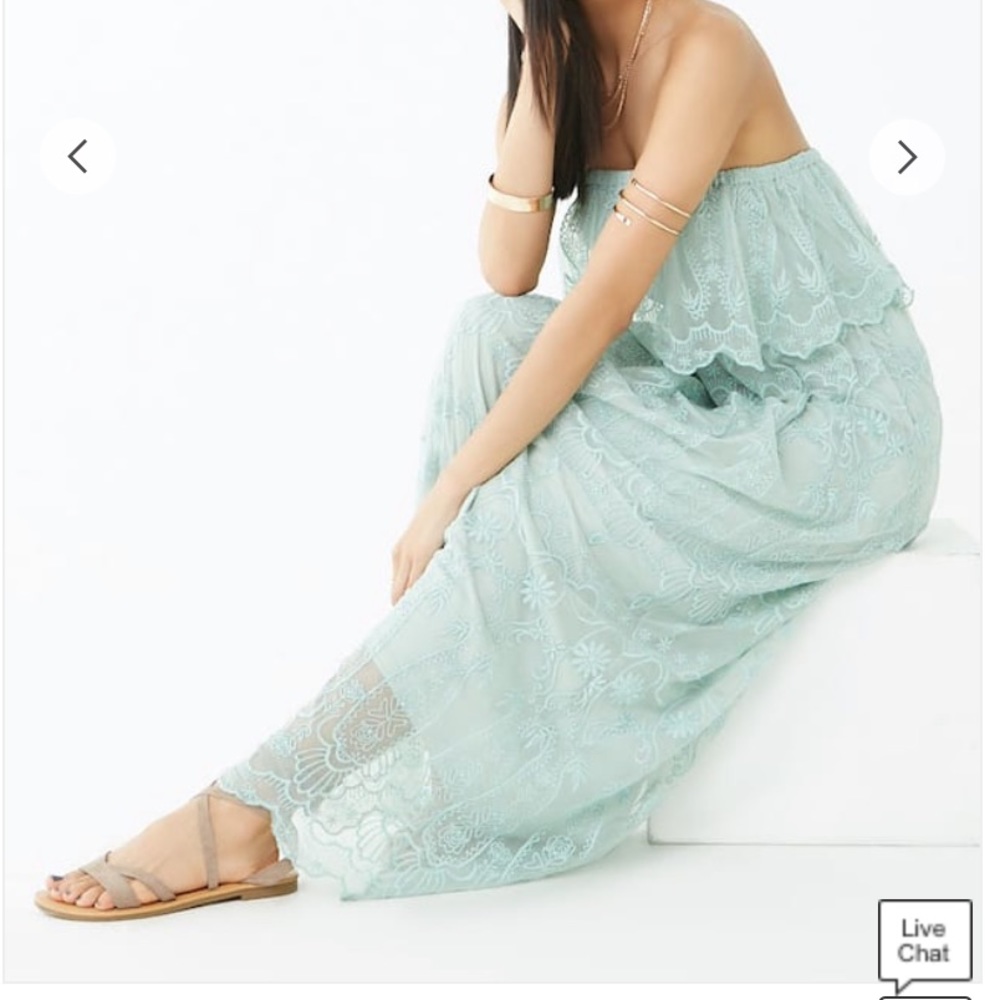 Embroidered Maxi Dress